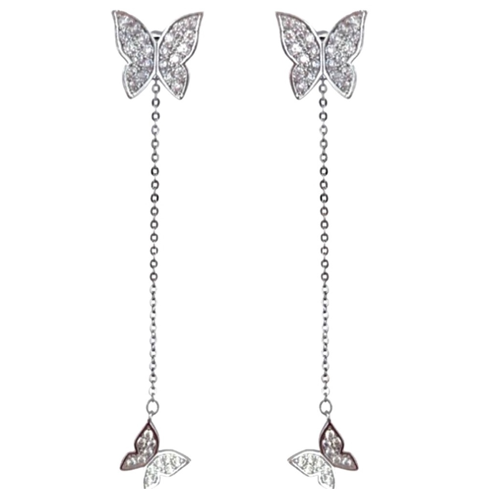 🦋NEW🦋 Austrian Crystal Butterfly Drop Earrings🦋